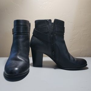 Colen Haan Black Leather Booties